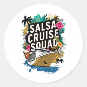 Salsa Cruise 2025 Classic Round Sticker