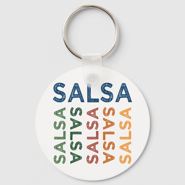 Salsa Cute Colourful Keychain (Front)