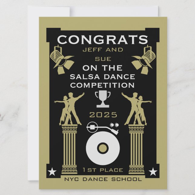 Salsa Dance Competition Winners (Front)