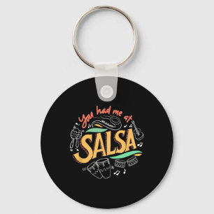 Salsa Dance Love Salsa Dance Dancer Gifts Dancing Keychain