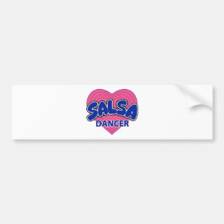 SALSA DANCER-3 BUMPER STICKER