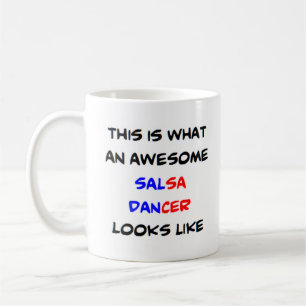 salsa dancer, awesome coffee mug