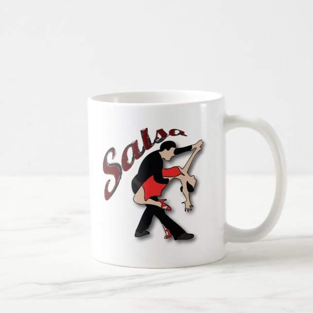 Salsa Dancers Coffee Mug (Right)