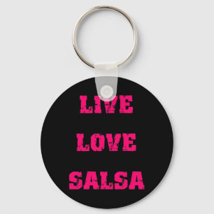 Salsa dancing keychain