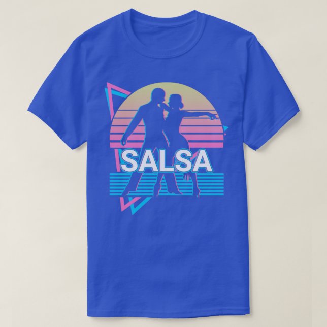 Salsa Dancing Salsa Dancer Retro Gift T-Shirt (Design Front)