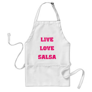 Salsa dancing standard apron