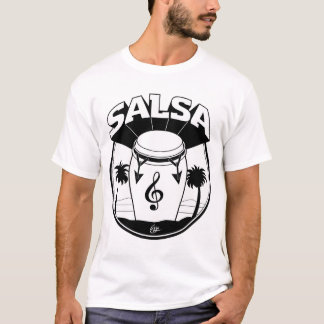 SALSA DRUM b:w T-Shirt
