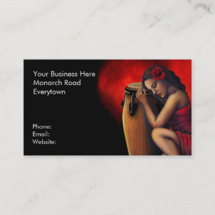 Salsa Heartbeat Business Cards