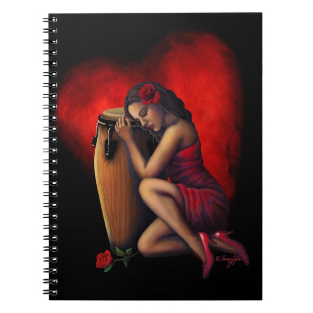 Salsa Heartbeat Notebook (Front)