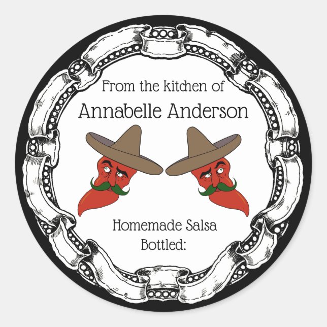 Salsa Label Personalize (Front)