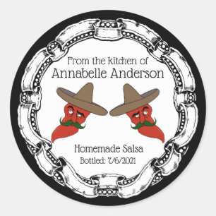 Salsa Label Personalize Date