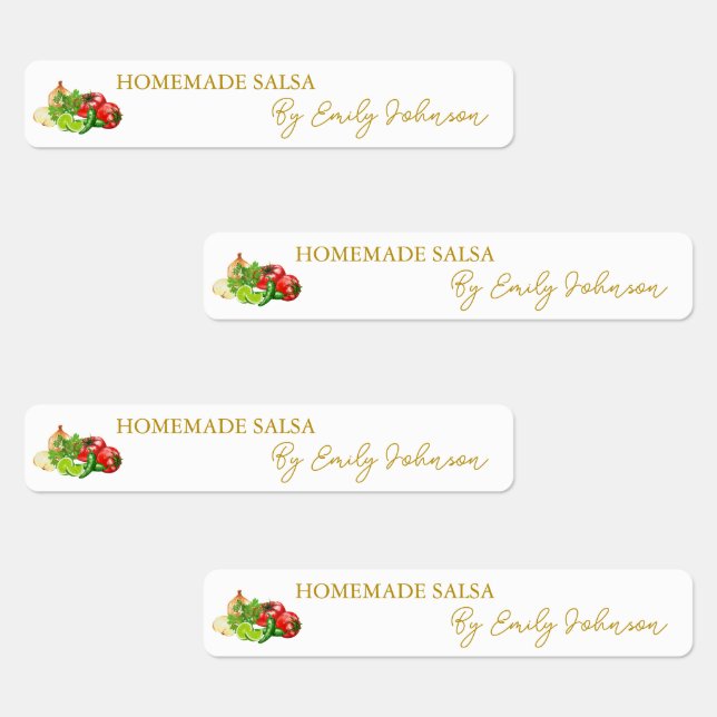 Salsa maison mince Étiquette (Groupe)