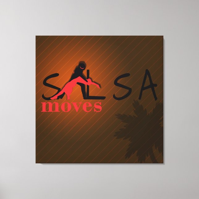 Salsa Moves - Wrapped Canvas (Front)