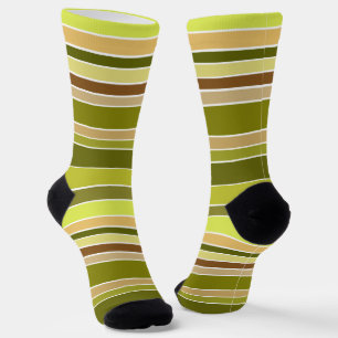 Salsa Verde with Tortilla Chips Stripes  Socks