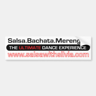 Salsa With Silvia Bumper Sticker