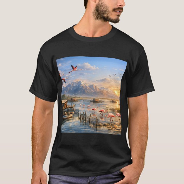 salt and current flamingo T-Shirt (Front)