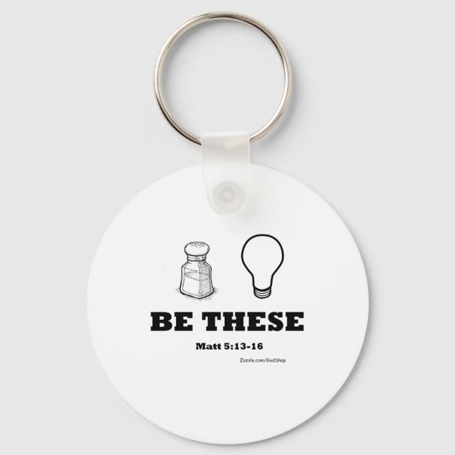 Salt and Light Keychain (Front)