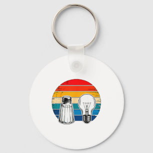 Salt And Light Retro Christian Keychain