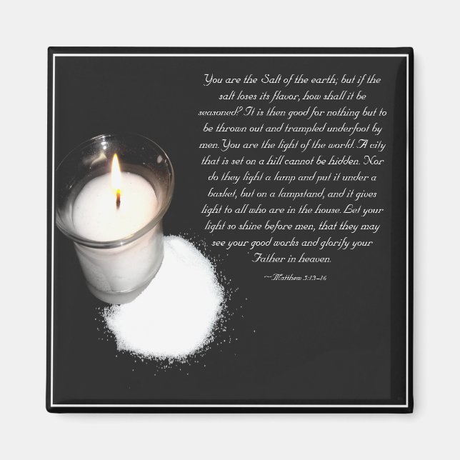 Salt and Light Scripture Magnet (Front)