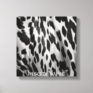 Salt and Pepper Hide Canvas Print