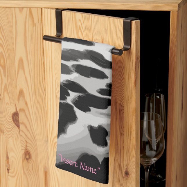 Salt and Pepper Hide Kitchen Towel (Thirds Fold)