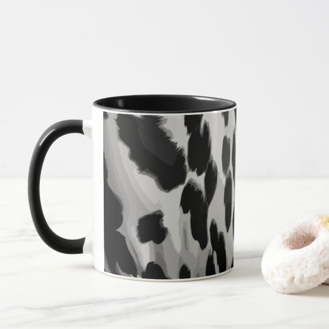 Salt and Pepper Hide Mug (With Donut)