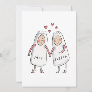 Salt and Pepper Invitation
