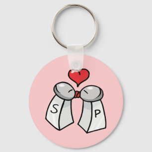 Salt And Pepper Keychain
