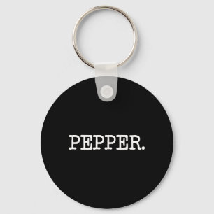 Salt and PEPPER Shaker Funny Matching Halloween Keychain