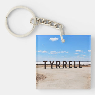 Salt and Sky at Lake Tyrrell Australia Keychain