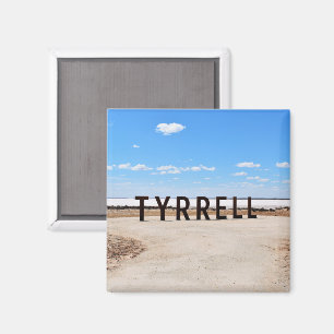 Salt and Sky at Lake Tyrrell Australia Magnet