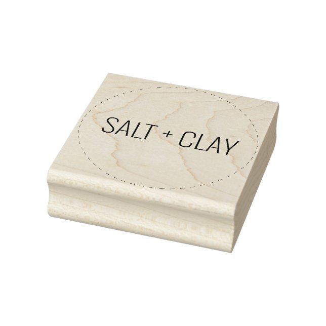 Salt+Clay Circle Logo Stamp (Stamp)