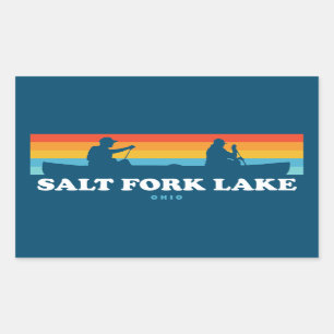 Salt Fork Lake Ohio Canoe Sticker