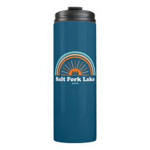 Salt Fork Lake Ohio Rainbow Thermal Tumbler