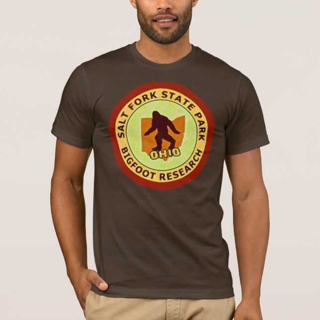 Salt Fork State Park Bigfoot Research T-Shirt (Front)