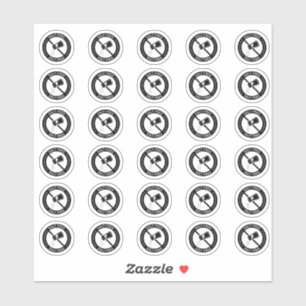 Salt Free Wedding Place Card Mini Food Allergy