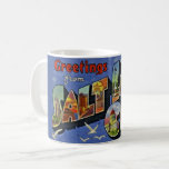 Salt Lake City Greeting Mug<br><div class="desc">Stunning retro postcard greeting from Salt Lake City Utah repurposed!</div>