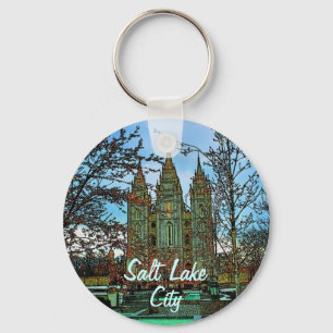 Salt Lake City Keychain