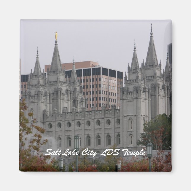 Salt Lake City  LDS Temple Magnet (Front)
