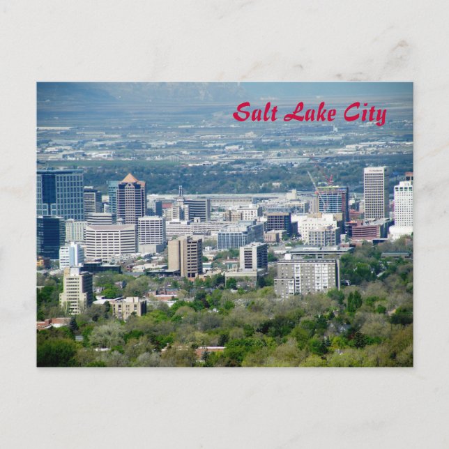 Salt Lake City Postcard (Front)