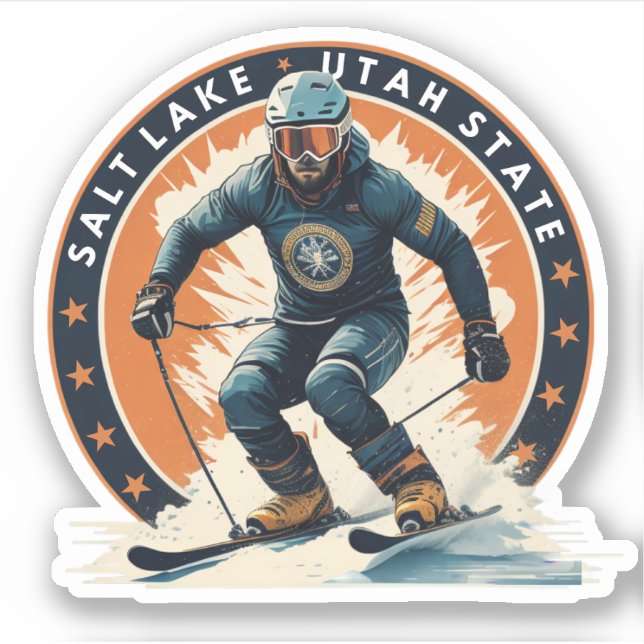 Salt lake city skiing resorts Utah (Front)
