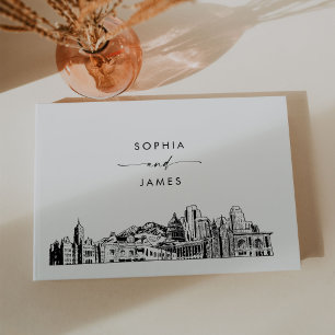 Salt Lake City Skyline Mariage Livre d'or