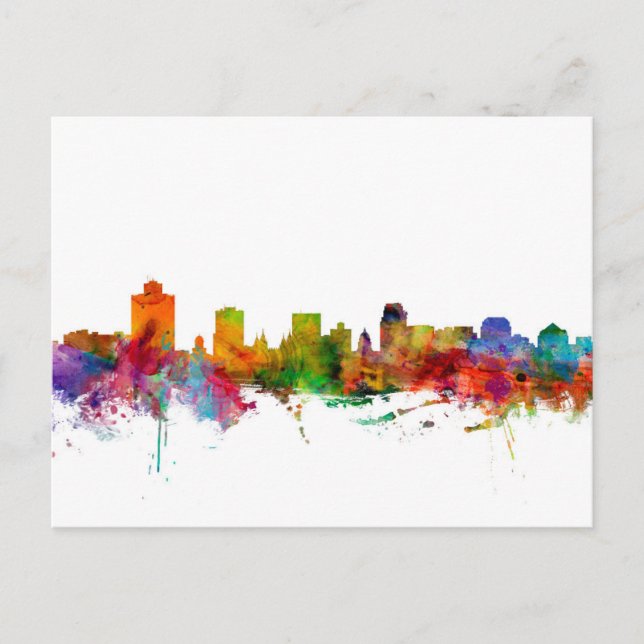 Salt Lake City Skyline Postcard (Front)