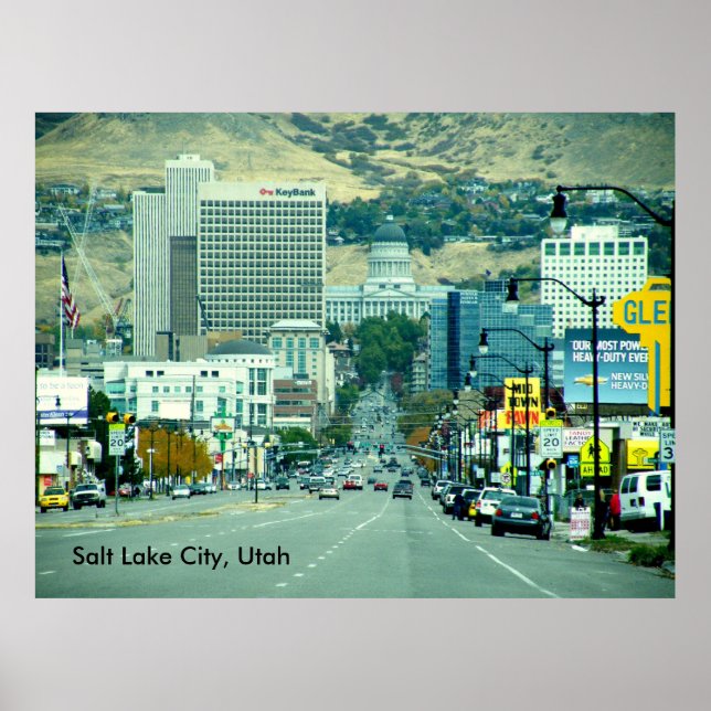 Salt Lake City - State Street Poster (Front)