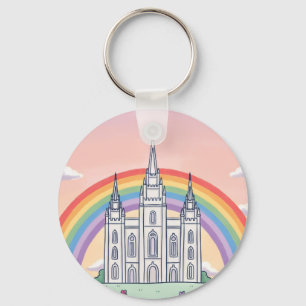Salt Lake City Temple Keychain