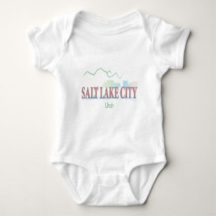 Salt Lake City,Utah Baby Bodysuit