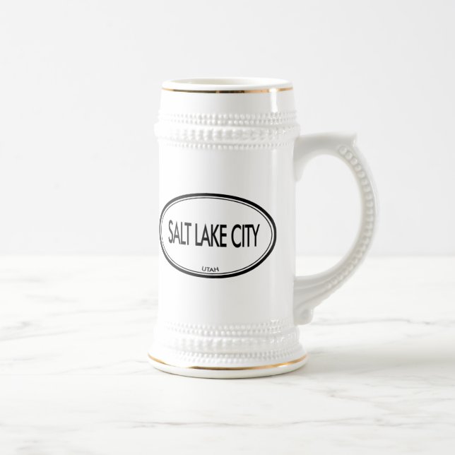 Salt Lake City, Utah Beer Stein (Right)