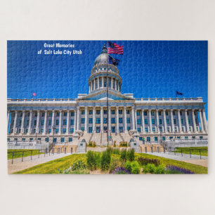 Salt Lake City Utah. Jigsaw Puzzle