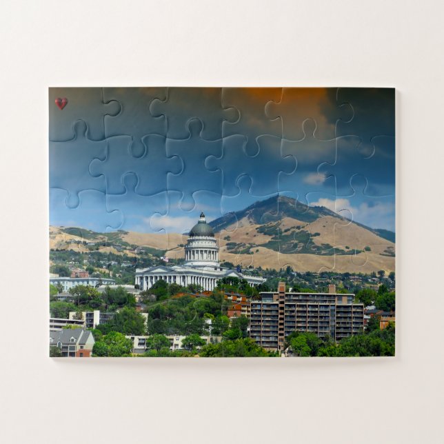 Salt Lake City Utah Jigsaw Puzzle (Horizontal)