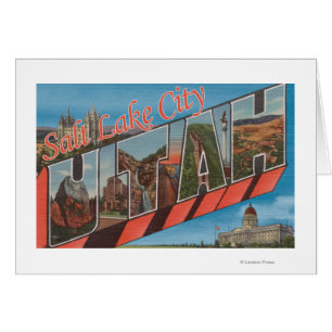 Salt Lake City, Utah - Large Letter Scenes